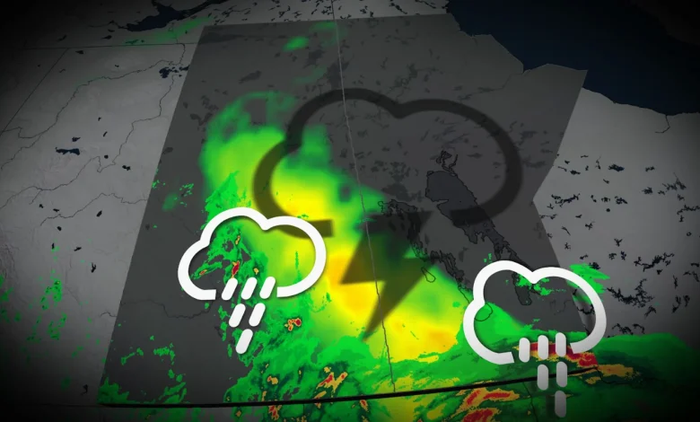 Beware additional severe storms on the Prairies on Sunday