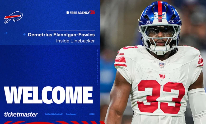 Bills sign ILB Demetrius Flannigan-Fowles to one-year deal
