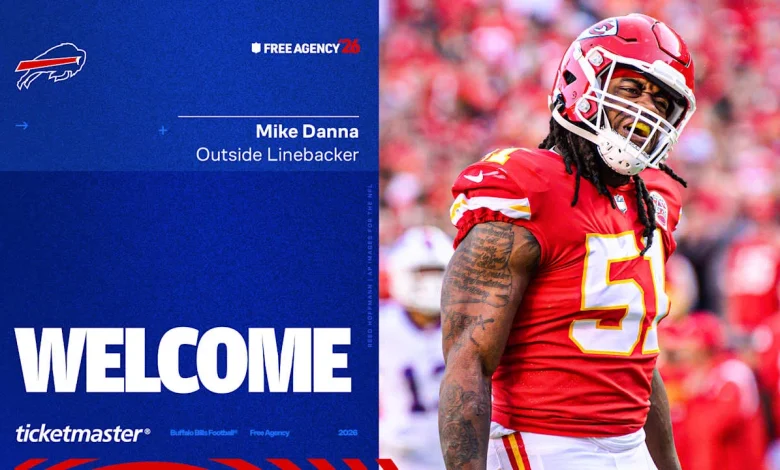 Bills sign OLB Mike Danna to one-year contract
