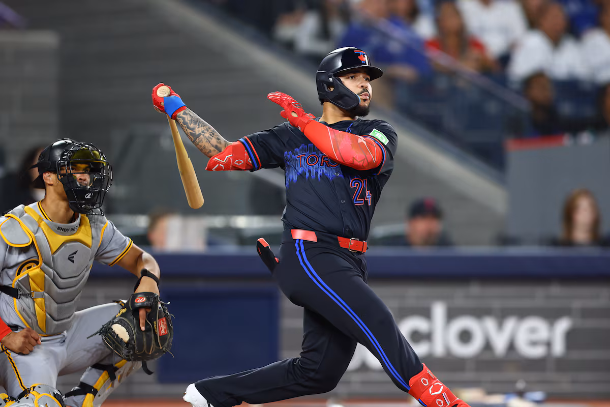 Blue Jays rookie Yohendrick Pinango makes the most of his first taste of the bigs
