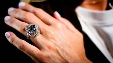 Blue-green diamond called the "world's rarest" sells for record $17.3 million at auction