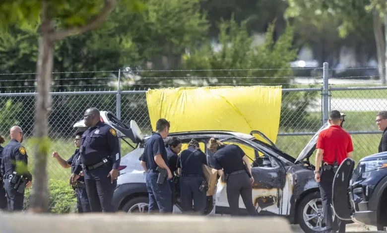 Bodies of 2 children found inside burning car in San Antonio
