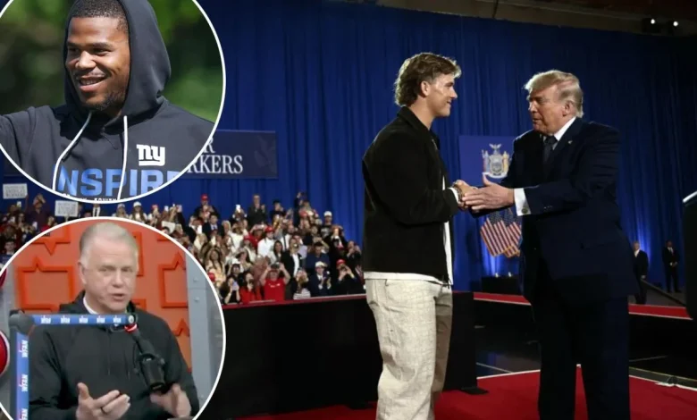 Boomer Esiason rips Abdul Carter after Jaxson Dart's appearance with Trump