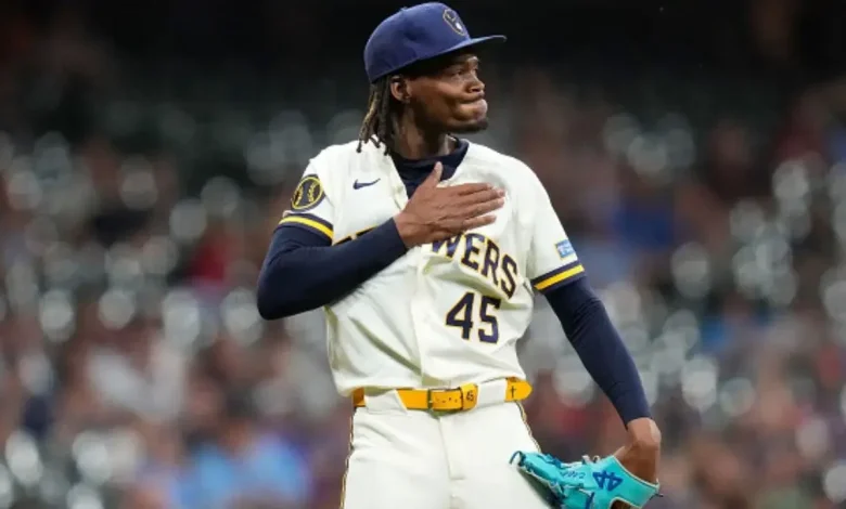 Brewers pitcher Abner Uribe gets a one-game suspension for crotch-chopping celebration