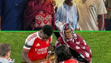 Bukayo Saka’s Grandmother Travels From Kwara to Emirates to Watch Arsenal Star Edges Closer to First EPL Title in 22 Years