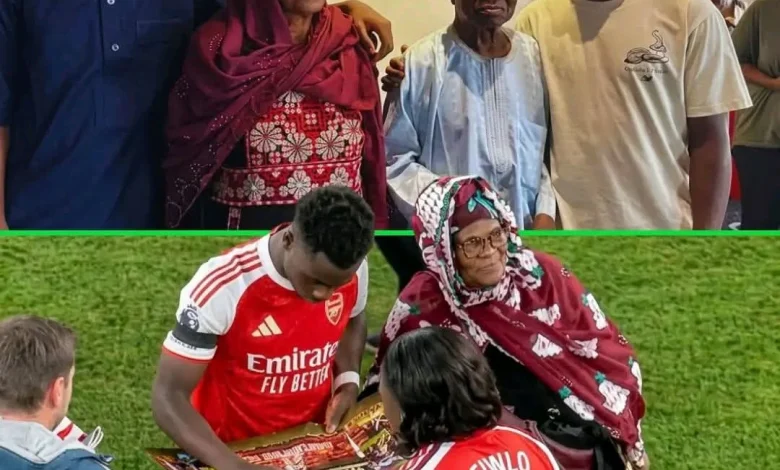 Bukayo Saka’s Grandmother Travels From Kwara to Emirates to Watch Arsenal Star Edges Closer to First EPL Title in 22 Years
