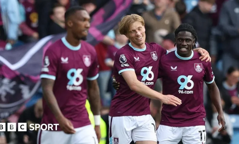 Burnley 2-2 Aston Villa: Unai Emery's side held by relegated Clarets