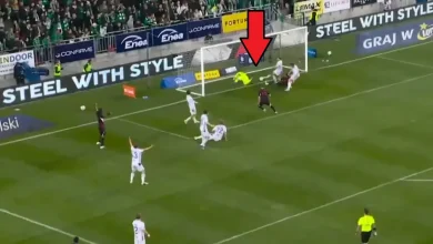 Była 8. minuta meczu. Kłopoty Lecha Poznań
