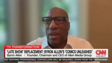 Byron Allen Says He Won't Talk Politics Like Stephen Colbert