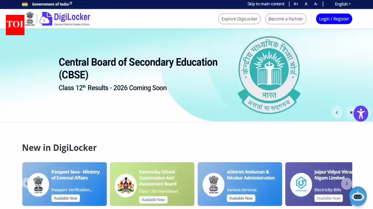 CBSE 12th Result 2026 Live Updates: Result shortly as DigiLocker issues fresh message; check release timeline, how to download your marksheet at results.cbse.nic.in and through UMANG app