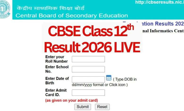 CBSE Class 12 Result 2026 Live Updates: Class XII results out, Girls have done better than Boys by 6.73%