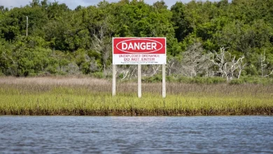 Camp Lejeune warns boaters to stay away from Browns Island