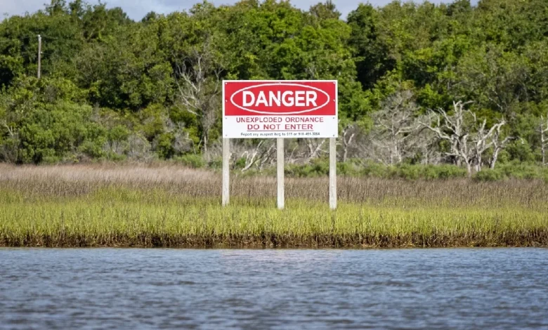Camp Lejeune warns boaters to stay away from Browns Island