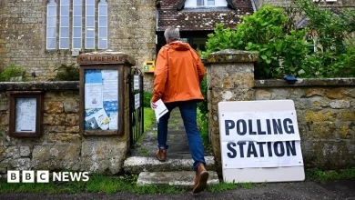 Campaigning sprint finish ahead of elections around Britain tomorrow