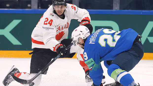 Canadian men defeat Slovenia for 5th straight win to open world hockey championship