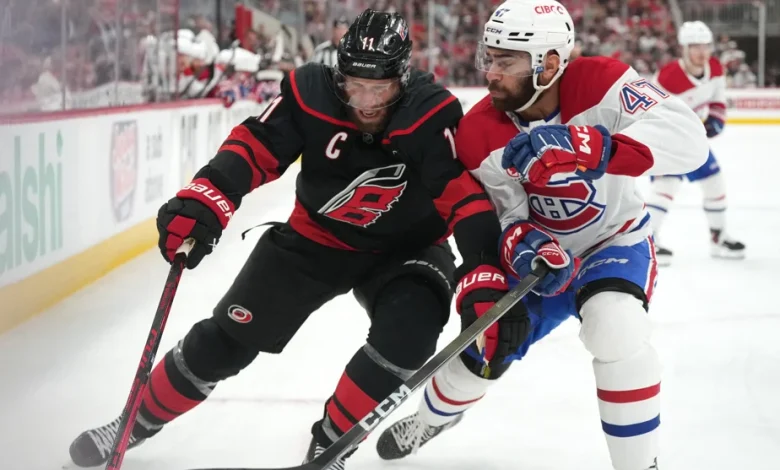 Canadien 0 – Hurricanes 3 (1er entracte) | Une première période à oublier pour le Tricolore