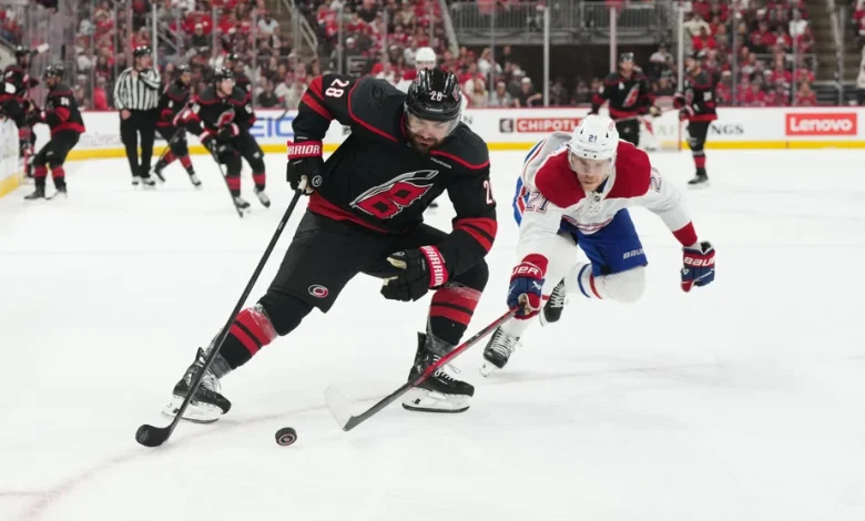 Canadien 1 – Hurricanes 2 (2e période) | La Caroline mène le match