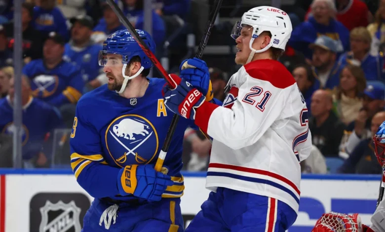 Canadien 2 – Sabres 2 (1re période) | Alexandre Texier remet le match à égalité