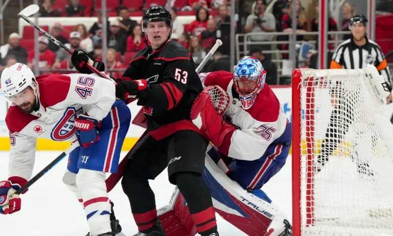 Canadiens pounce on Hurricanes early in 6-2 win to open Eastern Conference Final