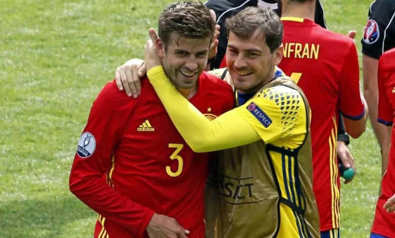 Casillas a Piqué: "Me parece un poco triste que no vaya ningún jugador del Madrid con la selección"
