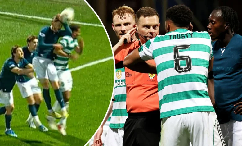 Celtic penalty award at Motherwell: Referee wrong to issue match-winning spot-kick after VAR check, rule SFA panel