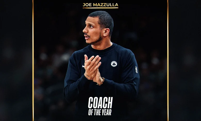 Celtics coach Joe Mazzulla wins 2025-26 NBA Coach of the Year