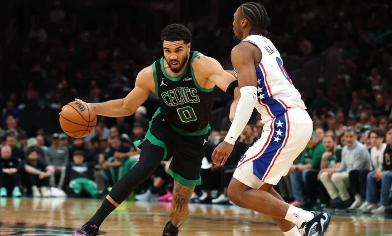 Celtics rule Jayson Tatum out for Game 7 with knee stiffness