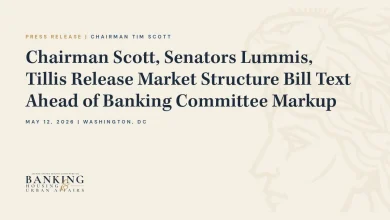 Chairman Scott, Senators Lummis, Tillis Release Market Structure Bill Text Ahead of Banking Committee Markup