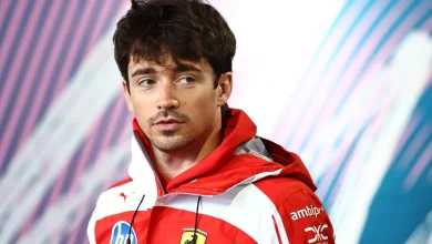 Charles Leclerc handed huge Miami GP penalty after battle with Max Verstappen and George Russell