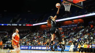 Chennedy Carter continues electric start with Aces in win vs. Sun