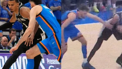 Chet Holmgren accused of dirty play on Victor Wembanyama in viral playoff moment