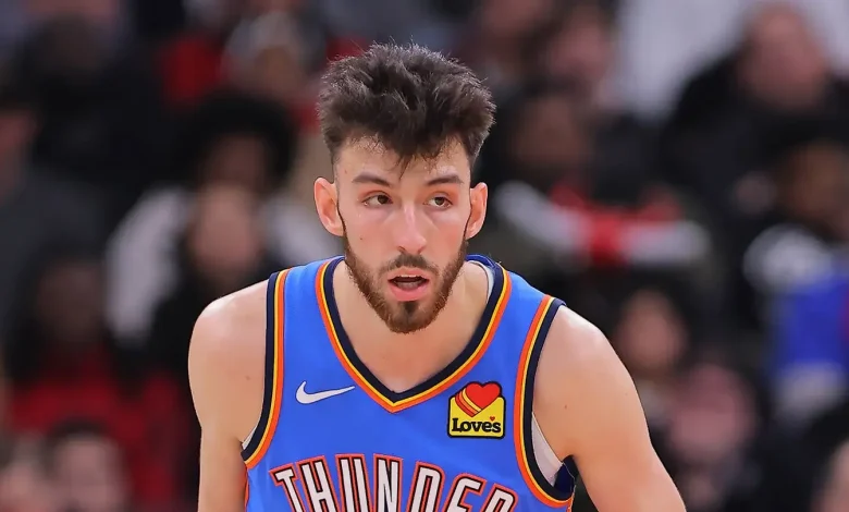 Chet Holmgren's Girlfriend Emelia Scarlett Flexes Custom Thunder Bracelet for Game 7