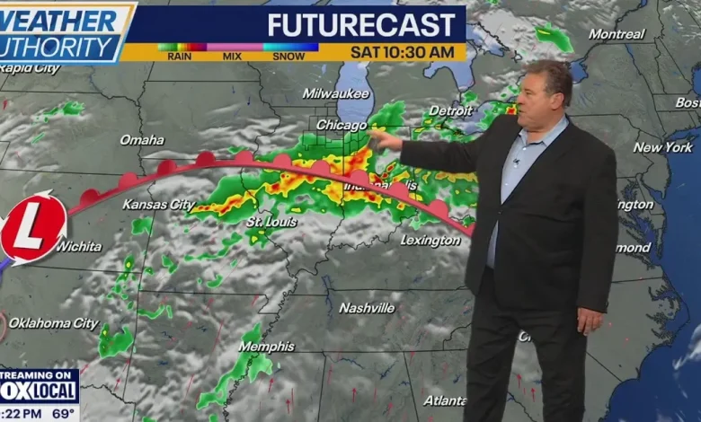 Chicago weather: Warm weekend ahead with scattered storm chances