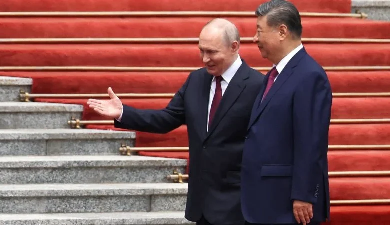 China’s Xi gives Putin a red-carpet welcome – and makes a veiled jab at the US