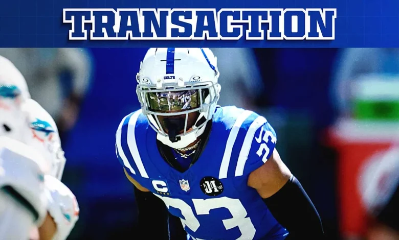 Colts release CB Kenny Moore II, S Nasir Adderley; waive LB John Bullock