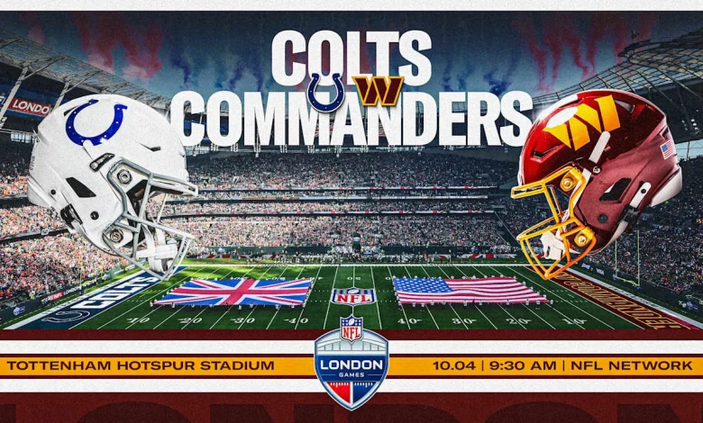 Commanders will play Indianapolis Colts in Week 4 in London