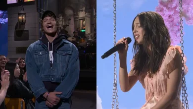 Connor Storrie Introduces Olivia Rodrigo's New Song on ‘SNL'