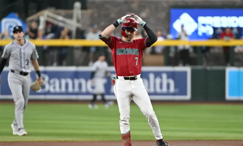 Corbin Carroll returns home, this time among the league's top hitters