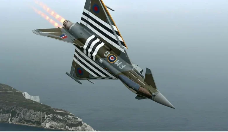Corkscrews, half-cubans and high-speed passes: RAF Typhoon display season gets underway