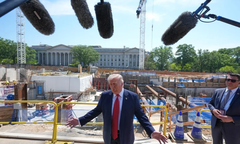 Courts and Congress have so far created barriers to Trump's ballroom