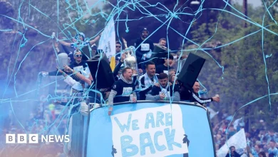 Coventry parties for its Sky Blue promotion heroes