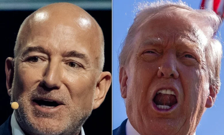 Critics Rip Jeff Bezos After 'Embarrassing' Pro-Trump Claim