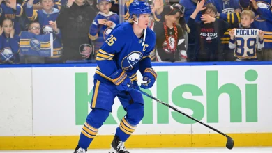 Dahlin loving playoff hockey in Buffalo after long wait