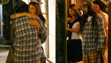 Dakota Johnson Shares Sweet Hug With Valentino Designer Alessandro Michele During Rome Dinner