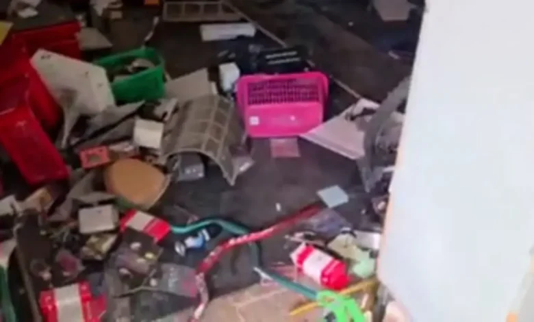 Damage seen in northern Israel after Hezbollah launches rocket barrages