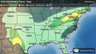 Dangerous Storms Target Mid-Atlantic, S. Plains