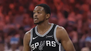 De'Aaron Fox's Wife Recee Reps Spurs in Custom Shirt Before Game 7 vs Thunder