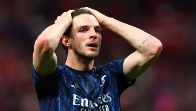 Declan Rice and Arsenal sweating over potential ban as UEFA verdict on referee blast to come
