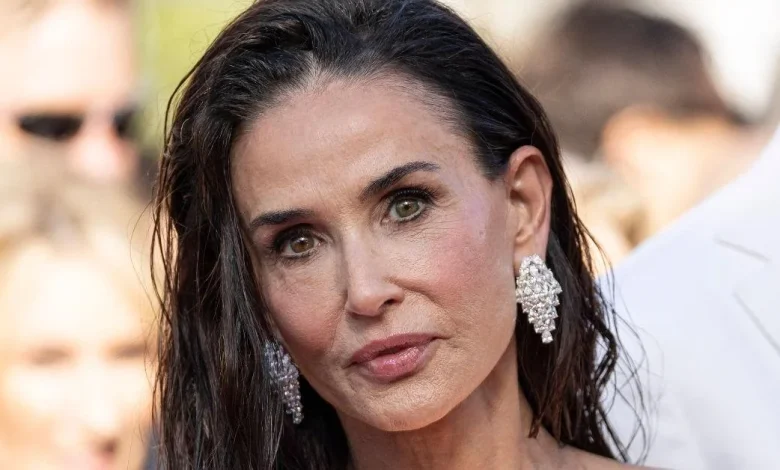 Demi Moore Hides Arms After Mocked For ‘Skeletal’ Appearance: Photos