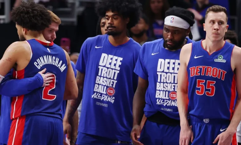 Detroit Pistons see season end with 31-point loss in Game 7